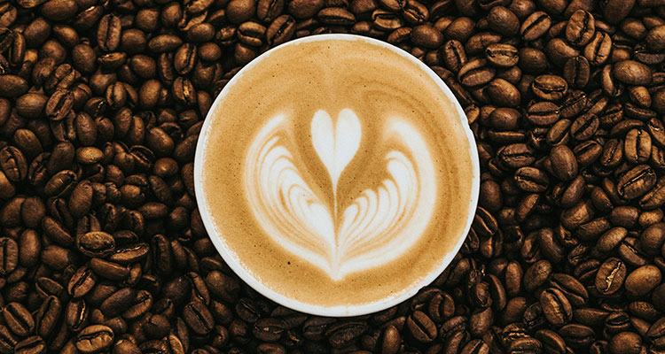 här är en kopp kaffe